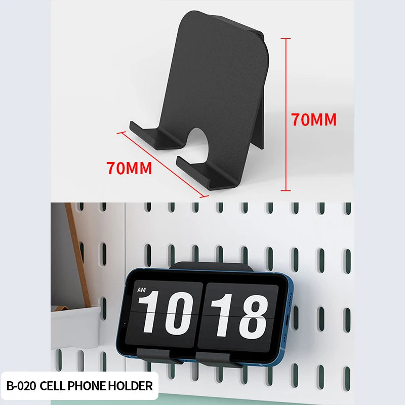 Desktop Pegboard Organizer — Headset Stand & Storage