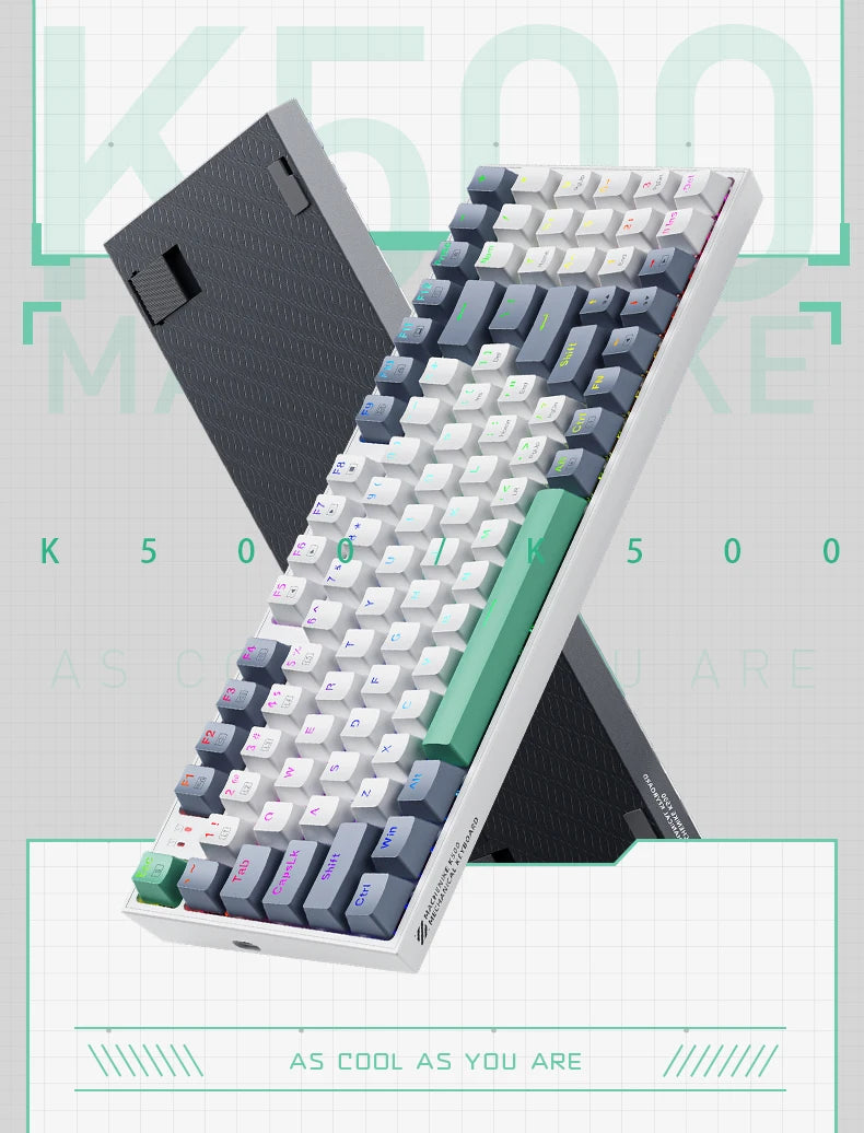 MACHENIKE K500 Mekanisk Gaming Tastatur — 94 Taster