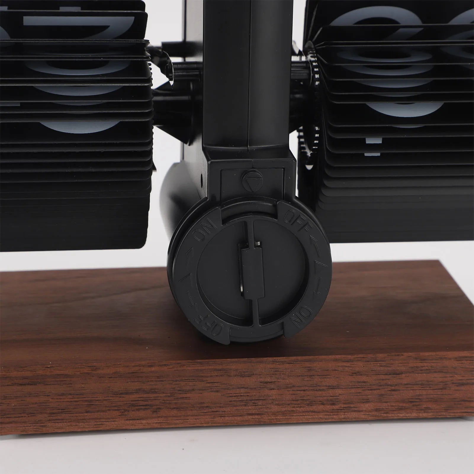 Vintage Rotary Desk Clock — Automatisk Flip Display