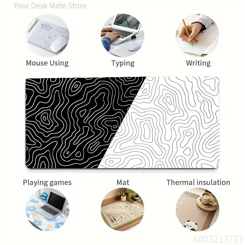 Abstract XL Desk Mat — Geometric Design