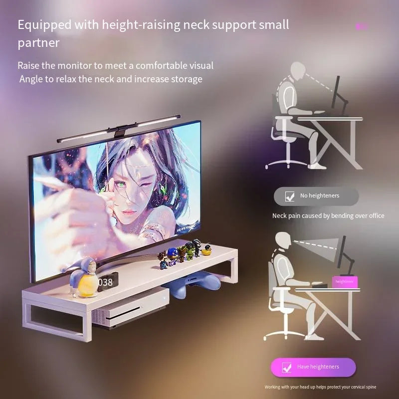K-Shaped Gaming Desk — Ergonomic 140 cm L-Desk