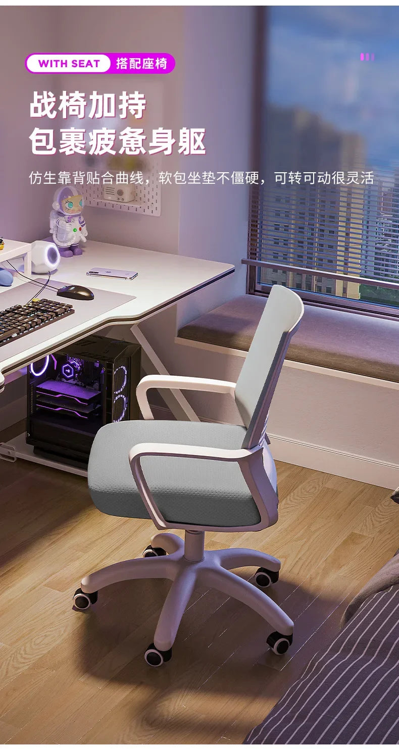 K-Formet Gaming Skrivebord — Ergonomisk L-Desk 140 cm