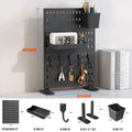 Desktop Pegboard Organizer — Headset Stand & Storage