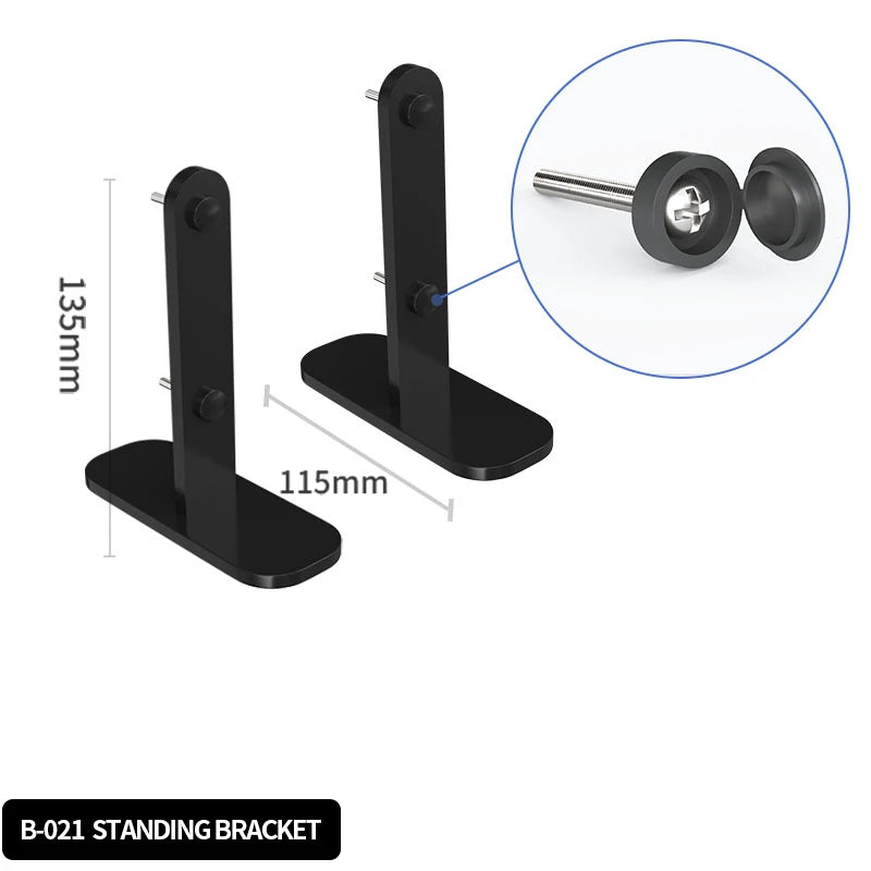 Desktop Pegboard Organizer — Headset Stand & Storage