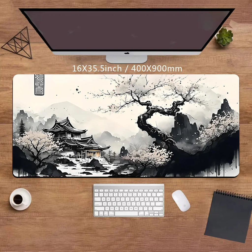 Sakura Desk Mat XL — Japansk Kirsebærblomst Design