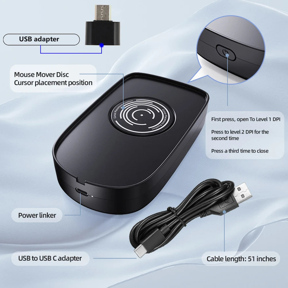 Mouse Jiggler — Prevents Screen Lock & Inactivity