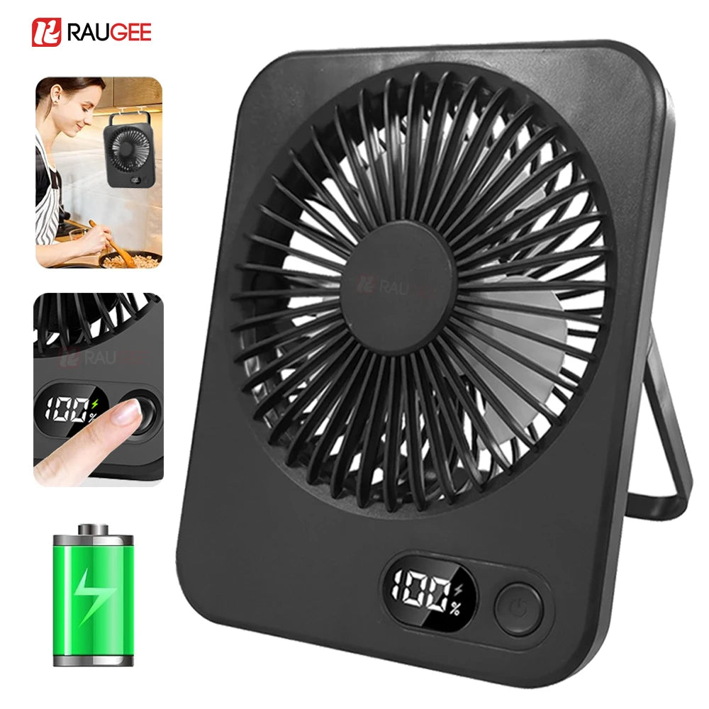 Mini USB Bordventilator — Foldbar, 5 Hastigheder