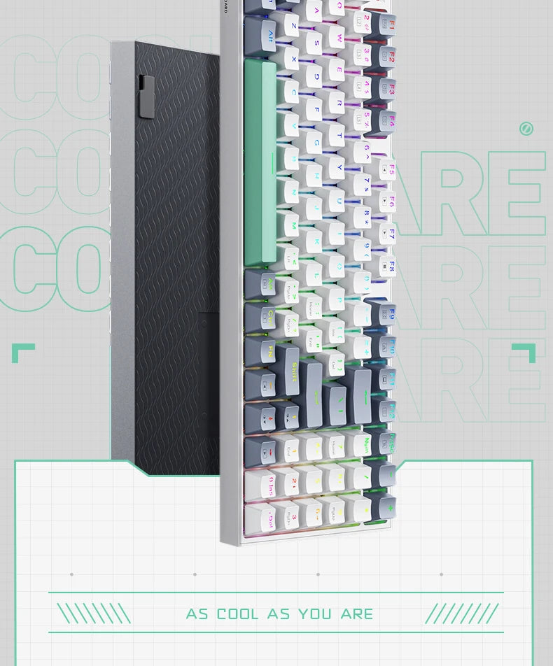 MACHENIKE K500 Mekanisk Gaming Tastatur — 94 Taster