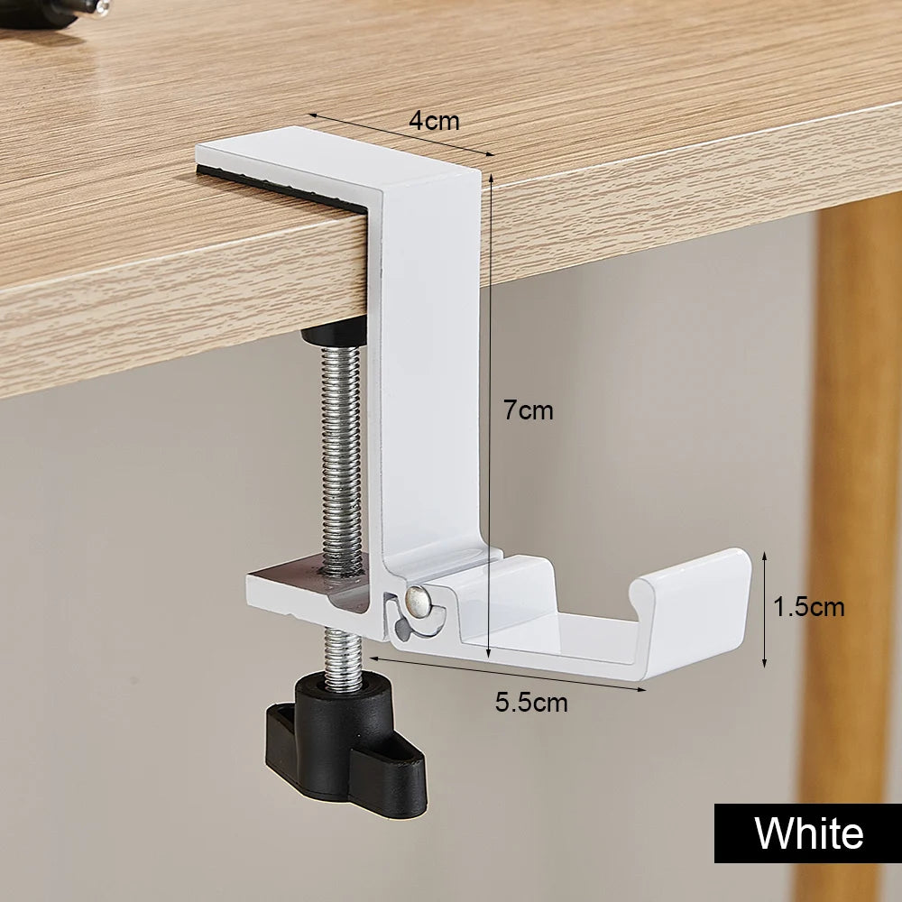 Headset Holder for Desk — Clamp-Mounted