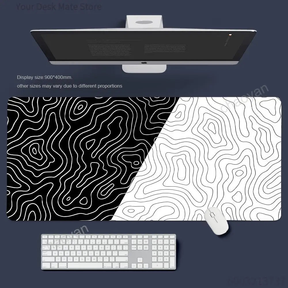 Abstract XL Desk Mat — Geometric Design