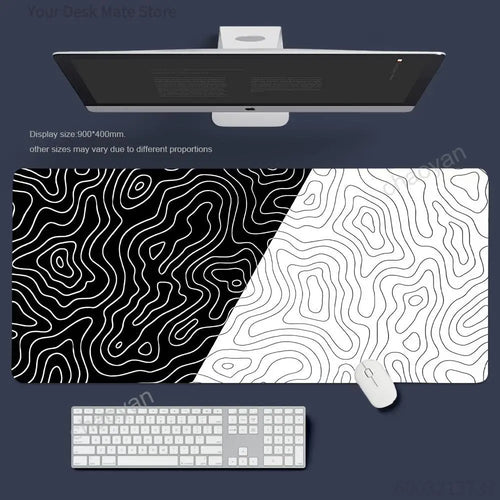 Abstract XL Desk Mat — Geometric Design