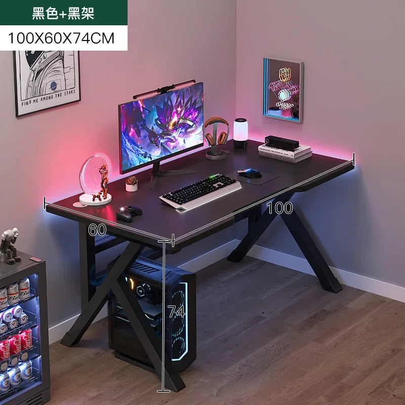 K-Formet Gaming Skrivebord — Ergonomisk L-Desk 140 cm