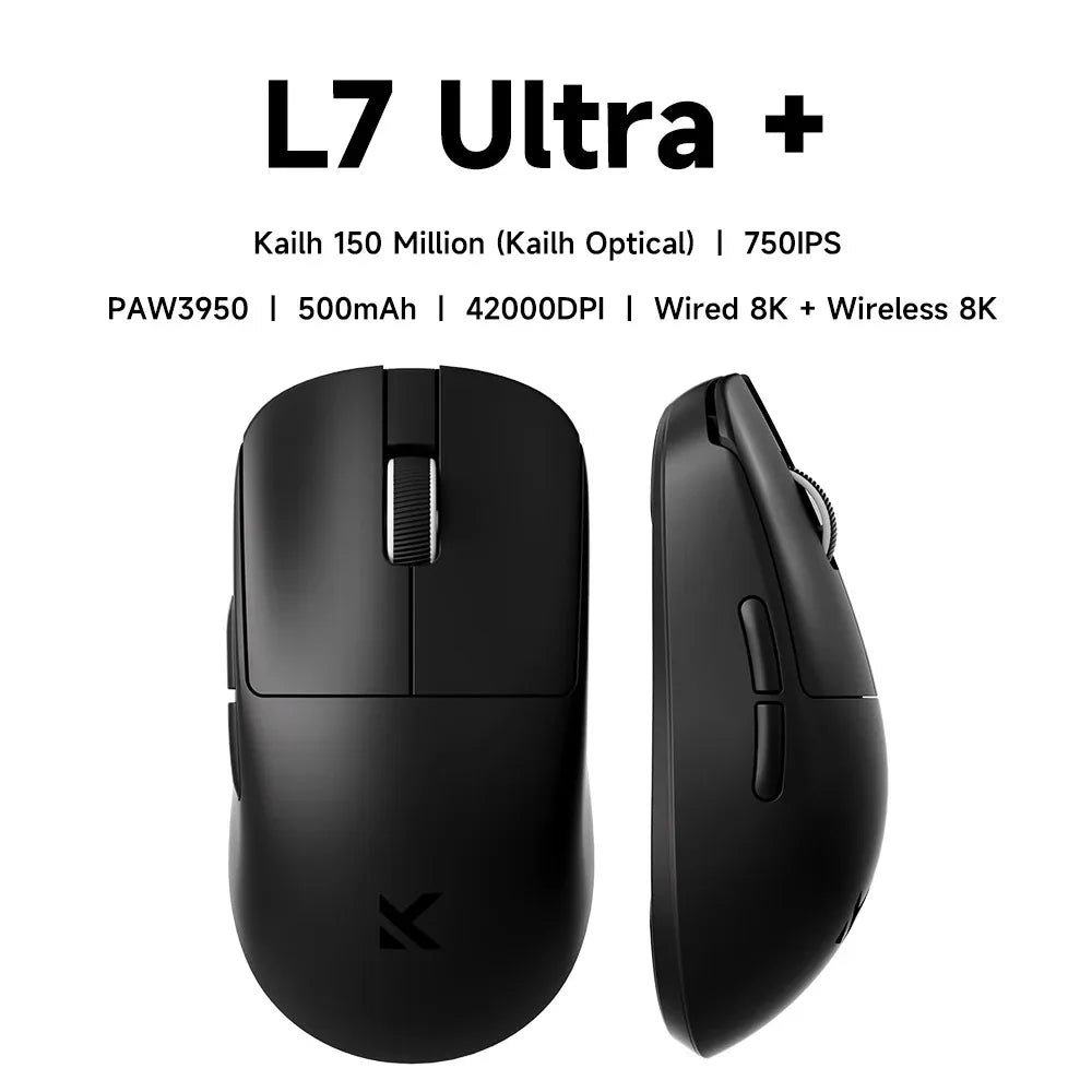 MCHOSE L7 Ultra+ Gaming Mouse — PAW3950 Sensor, Wireless