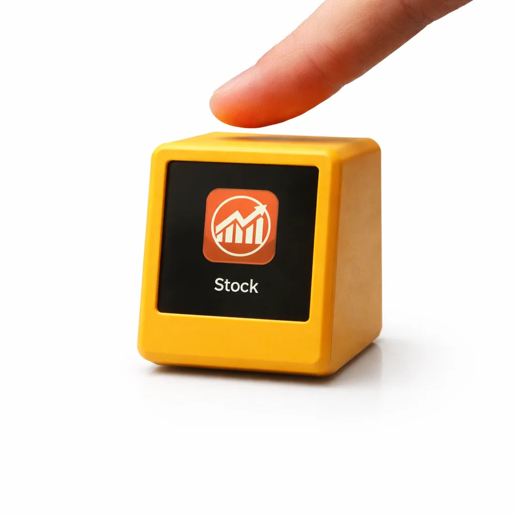 Smart WiFi Desk Display — Weather, Crypto & Stocks