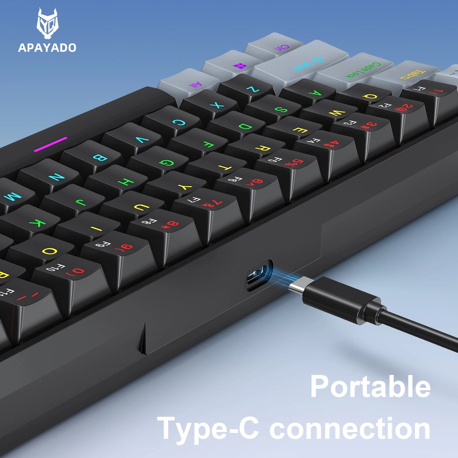K61 60% Mechanical Keyboard — RGB, Hot-Swap, 61 Keys