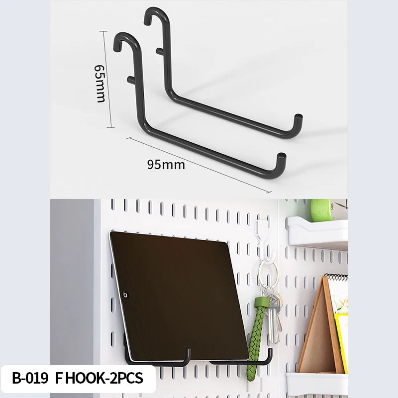 Desktop Pegboard Organizer — Headset Stand & Storage