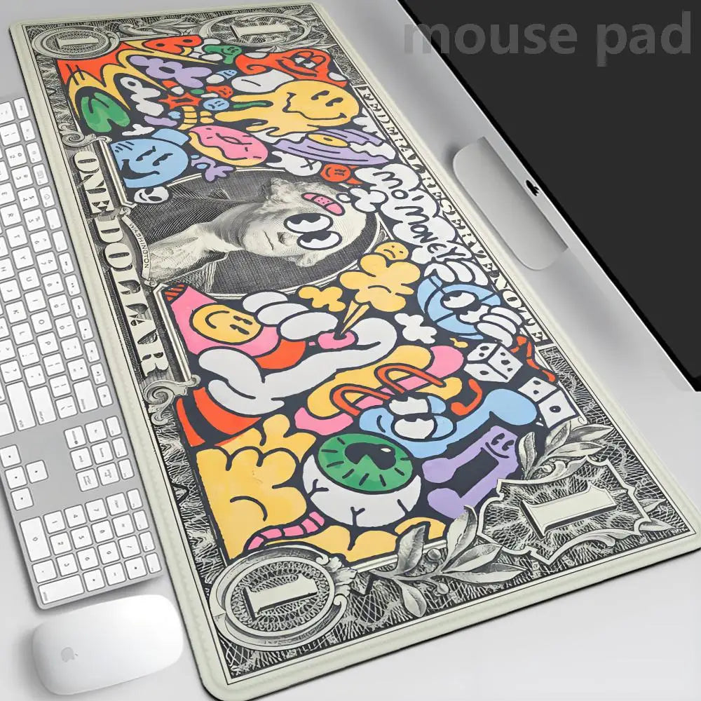 Extended Gaming Keyboard Mat — Full Desk Cover