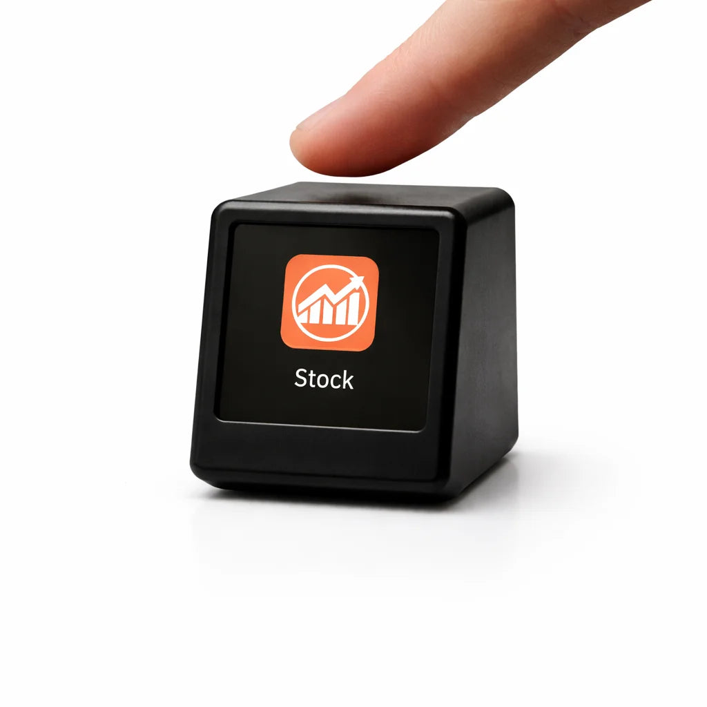 Smart WiFi Desk Display — Vejr, Krypto & Aktier