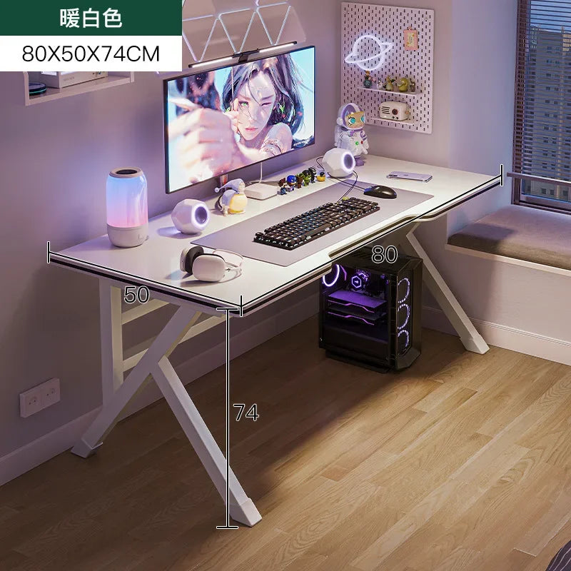 K-Formet Gaming Skrivebord — Ergonomisk L-Desk 140 cm