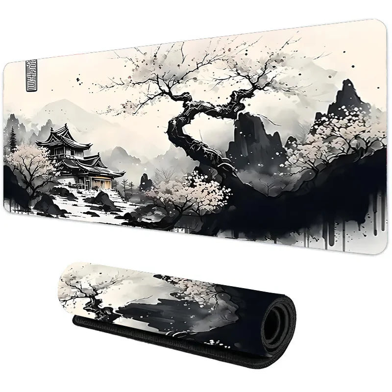 Sakura Desk Mat XL — Japansk Kirsebærblomst Design