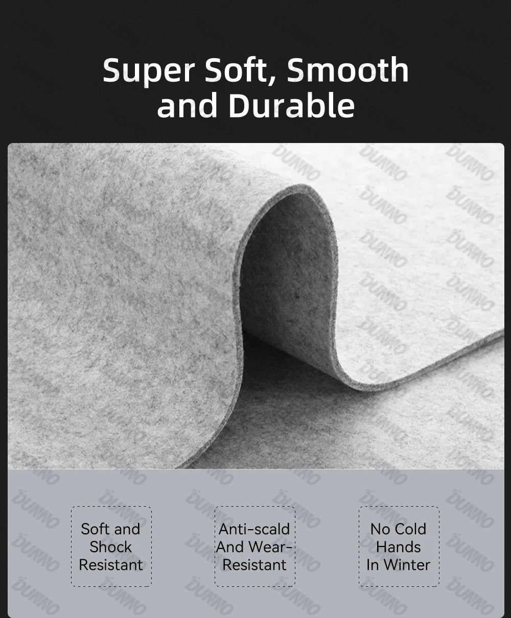 Uldfilt Desk Mat — Minimalistisk Kontor & Home Office
