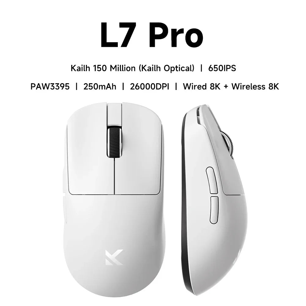 MCHOSE L7 Ultra+ Gaming Mouse — PAW3950 Sensor, Wireless
