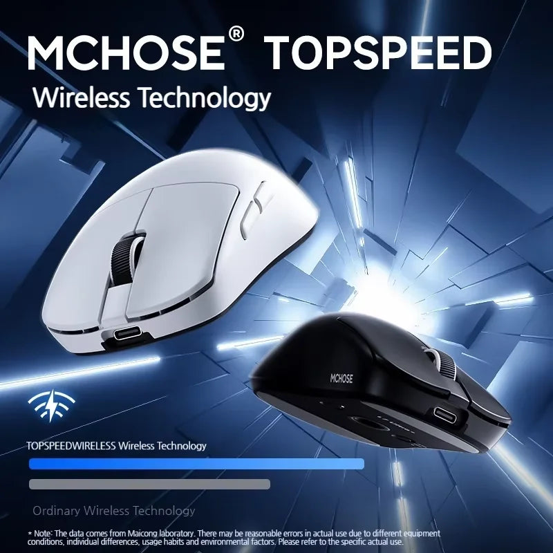 MCHOSE L7 Ultra+ Gaming Mus — PAW3950 Sensor, Trådløs
