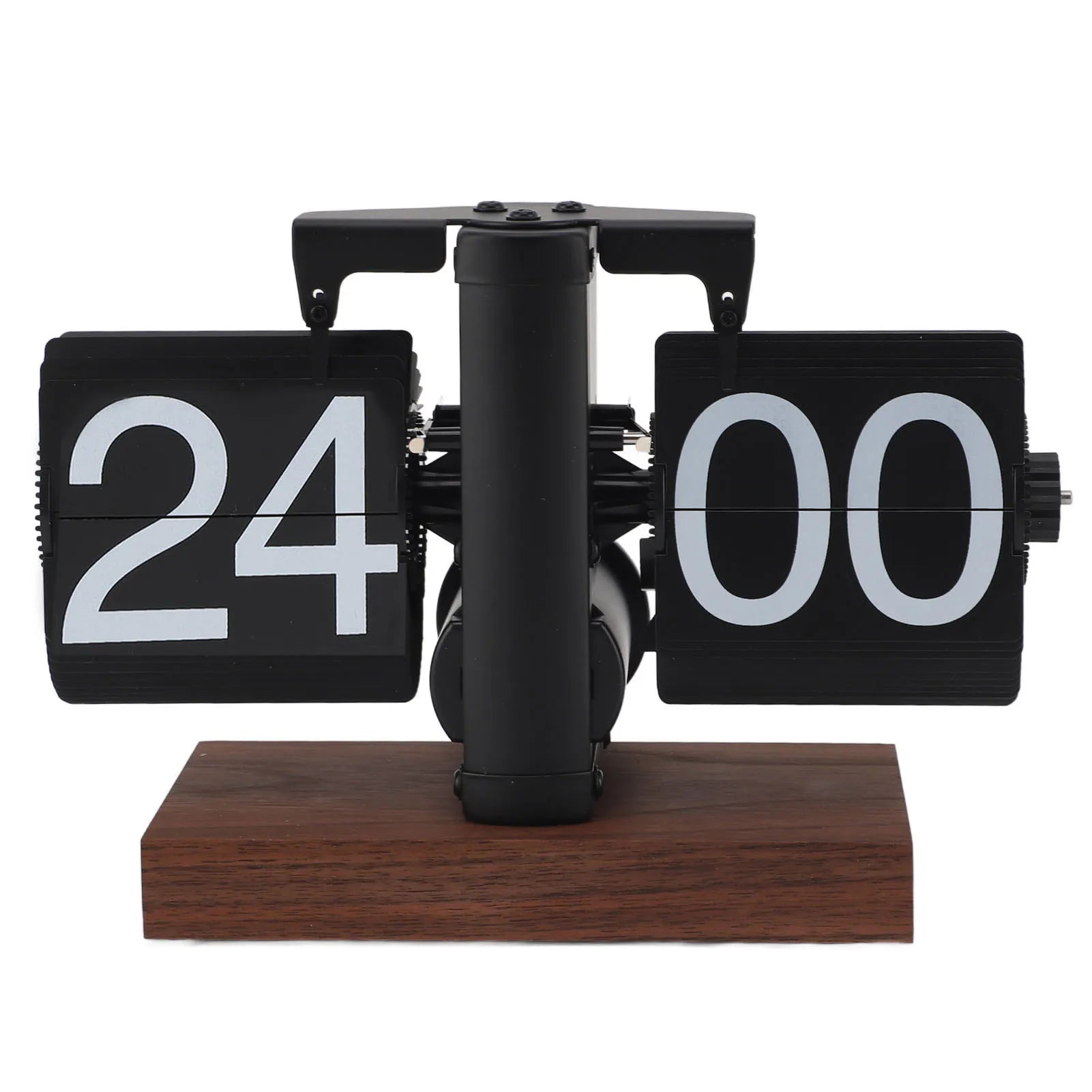 Vintage Rotary Desk Clock — Automatisk Flip Display