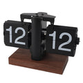 Vintage Rotary Desk Clock — Automatisk Flip Display