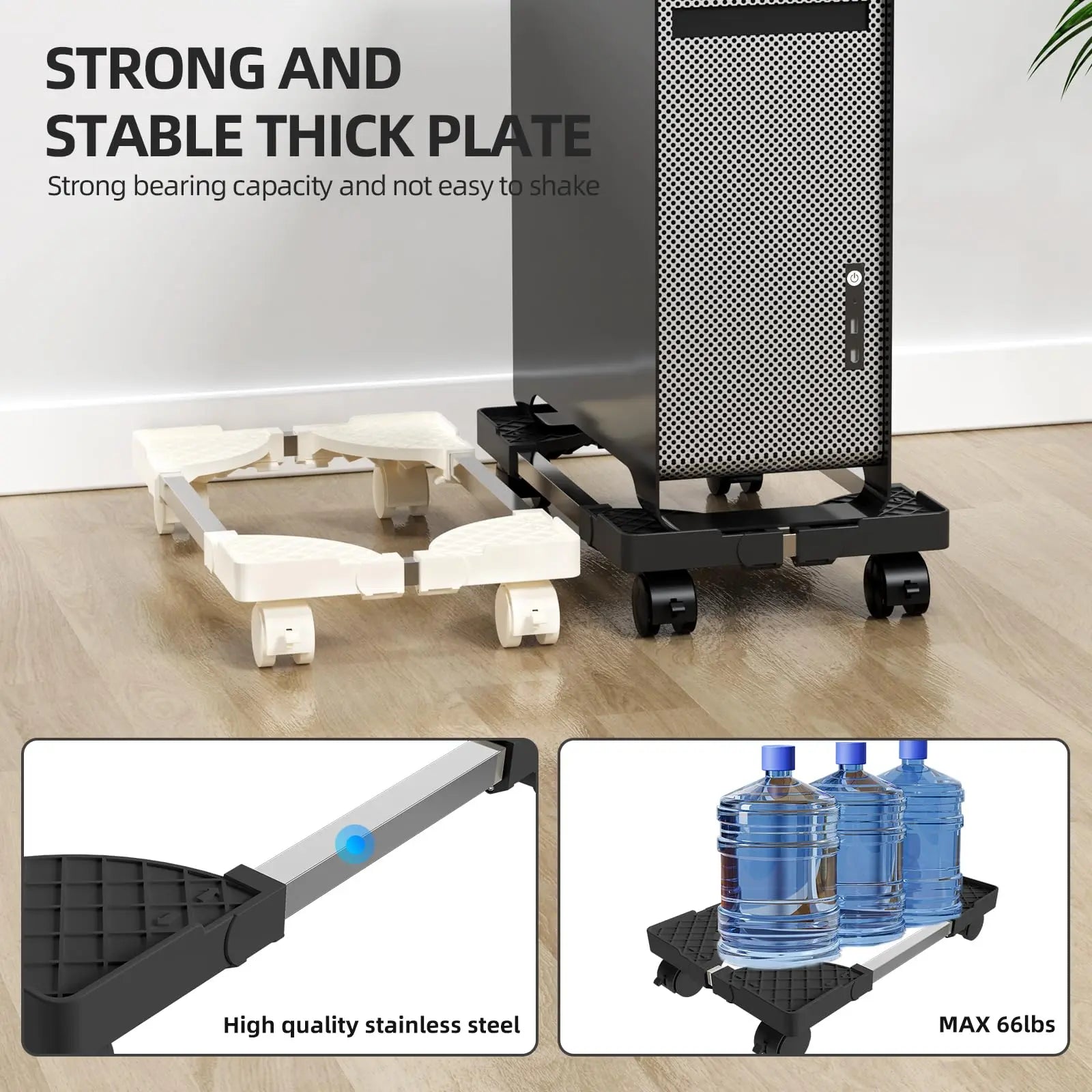 PC Tower Stand — Raised Position & Better Airflow