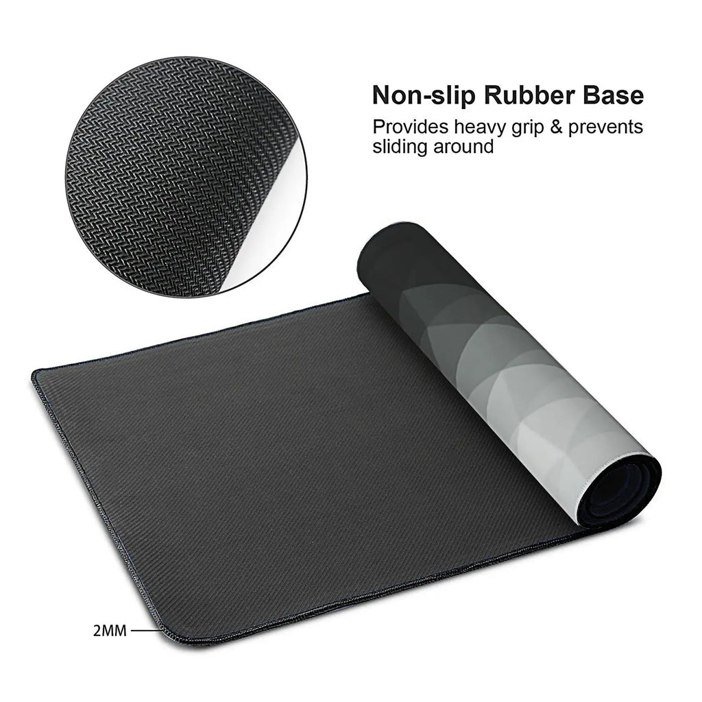Gaming Desk Mat XL — Skridsikker, Syede Kanter