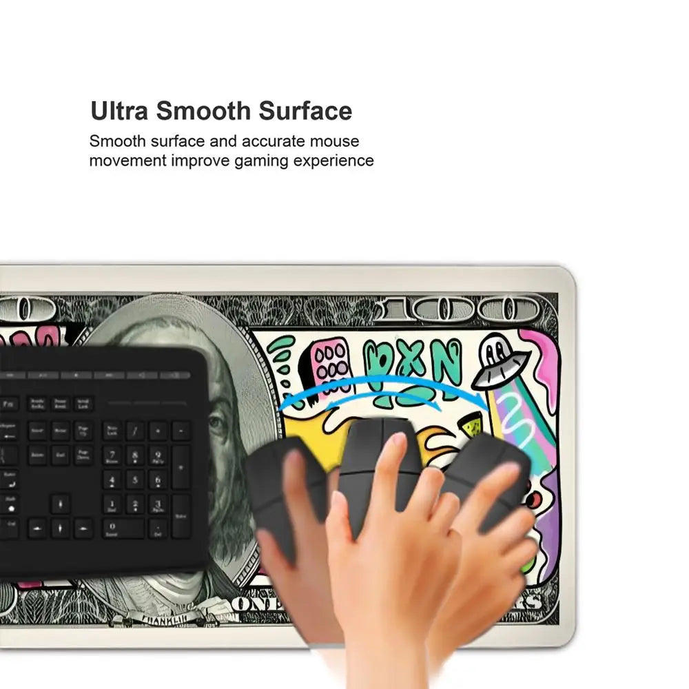 Extended Gaming Keyboard Mat — Full Desk Cover