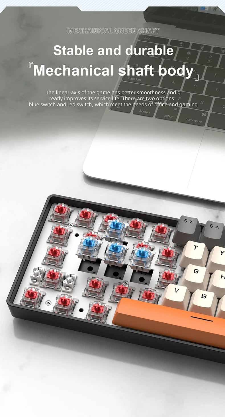 K61 60% Mekanisk Tastatur — RGB, Hot-Swap, 61 Taster