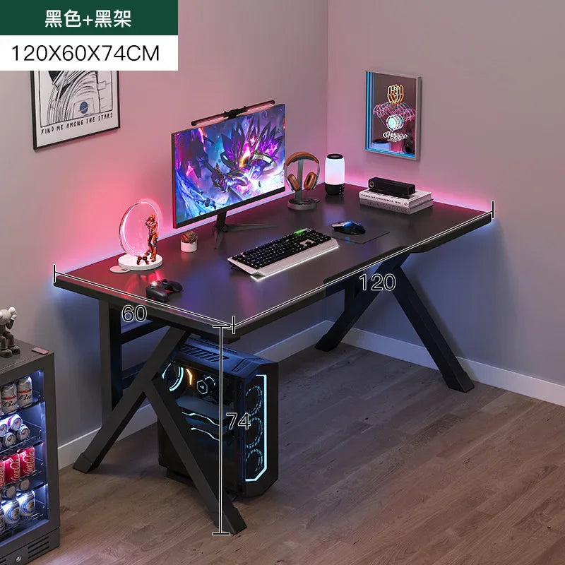 K-Formet Gaming Skrivebord — Ergonomisk L-Desk 140 cm
