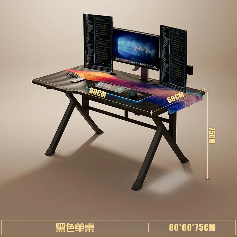 K-Formet Gaming Skrivebord — Ergonomisk L-Desk 140 cm