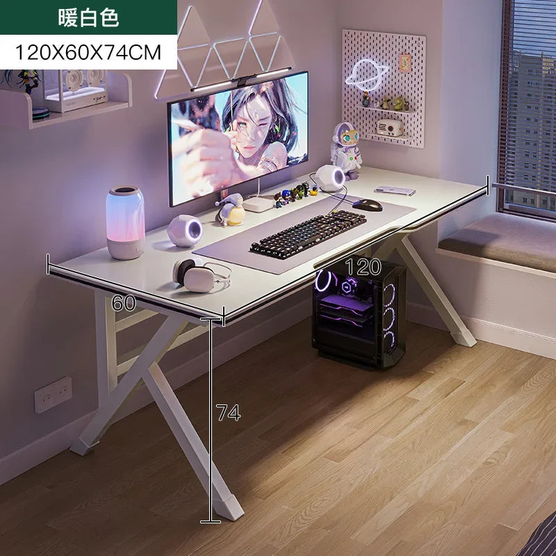 K-Formet Gaming Skrivebord — Ergonomisk L-Desk 140 cm