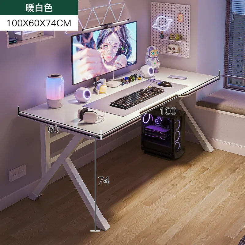K-Formet Gaming Skrivebord — Ergonomisk L-Desk 140 cm