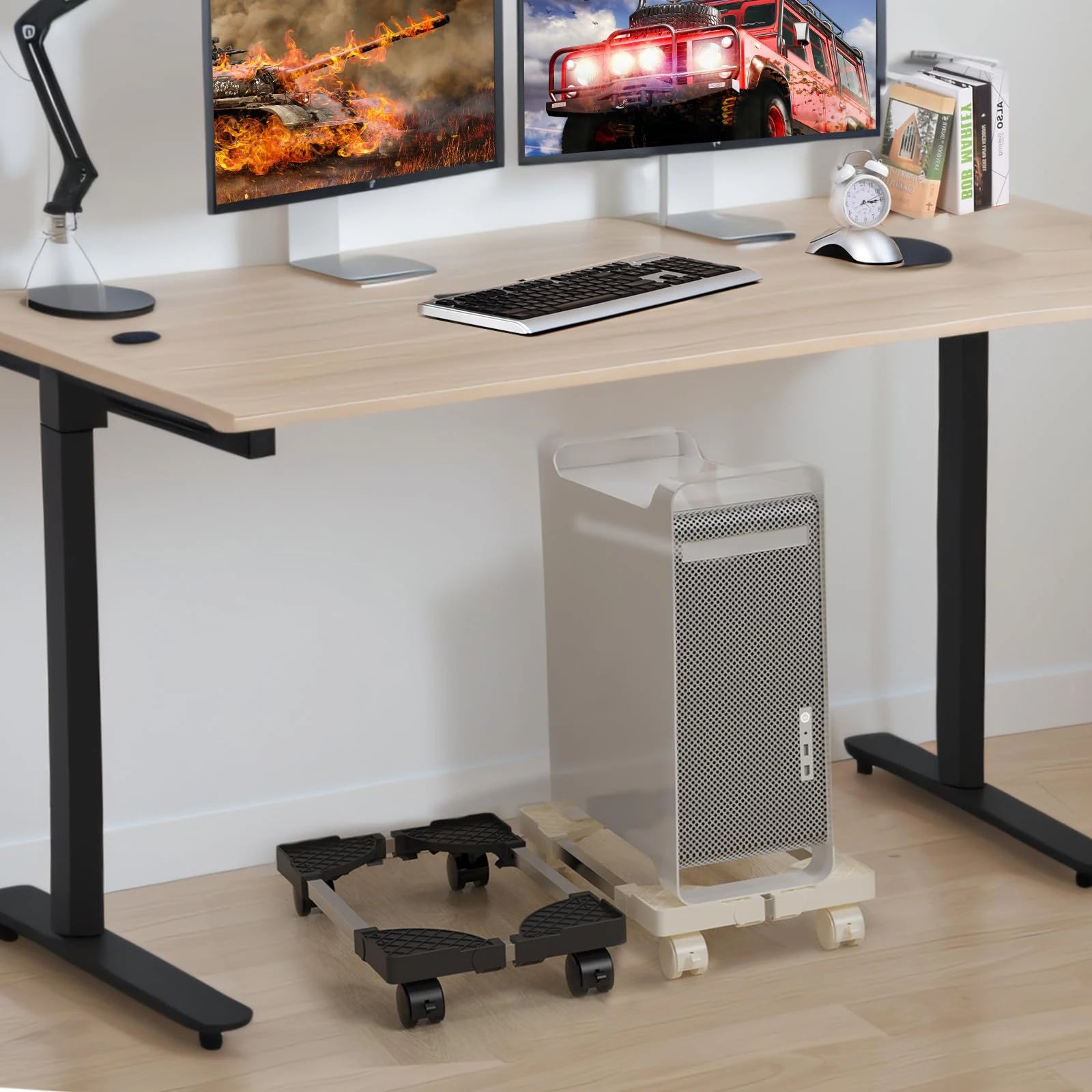 PC-Tower Stand — Hævet Placering & Bedre Airflow
