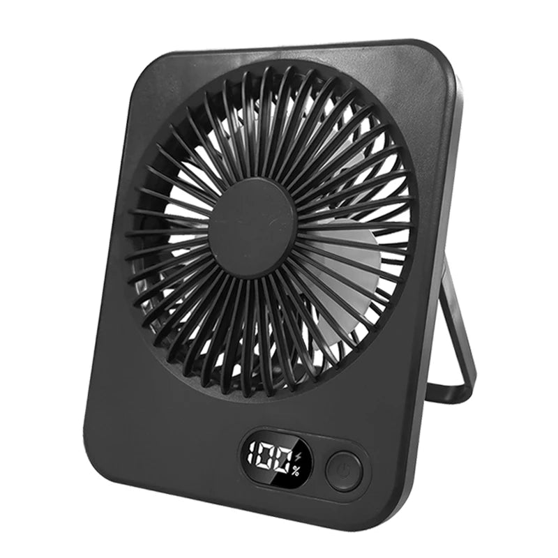 Mini USB Desk Fan — Foldable, 5 Speeds