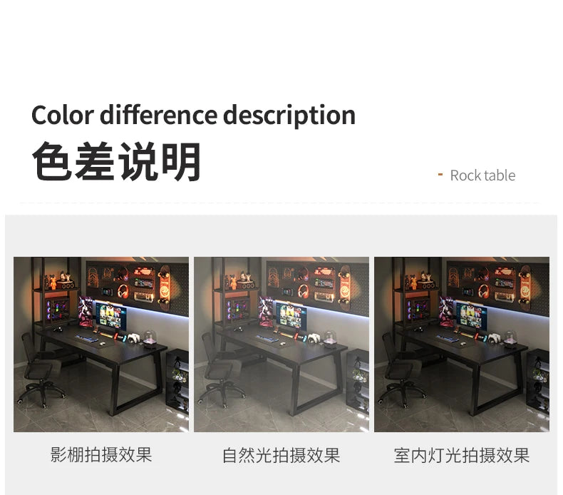 Carbon Fiber Gaming Skrivebord — Premium L-Shape 160 cm