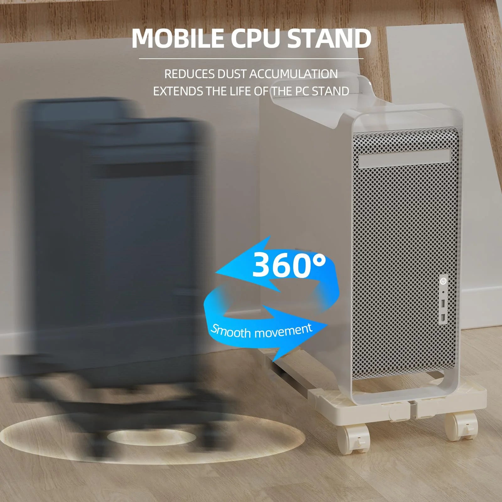 PC Tower Stand — Raised Position & Better Airflow