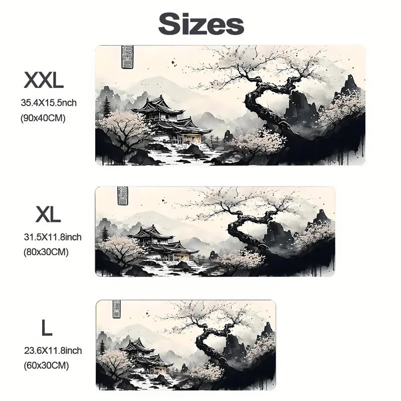 Sakura Desk Mat XL — Japansk Kirsebærblomst Design