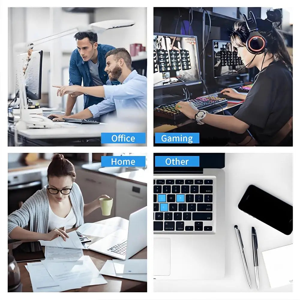 Extended Gaming Keyboard Mat — Full Desk Cover