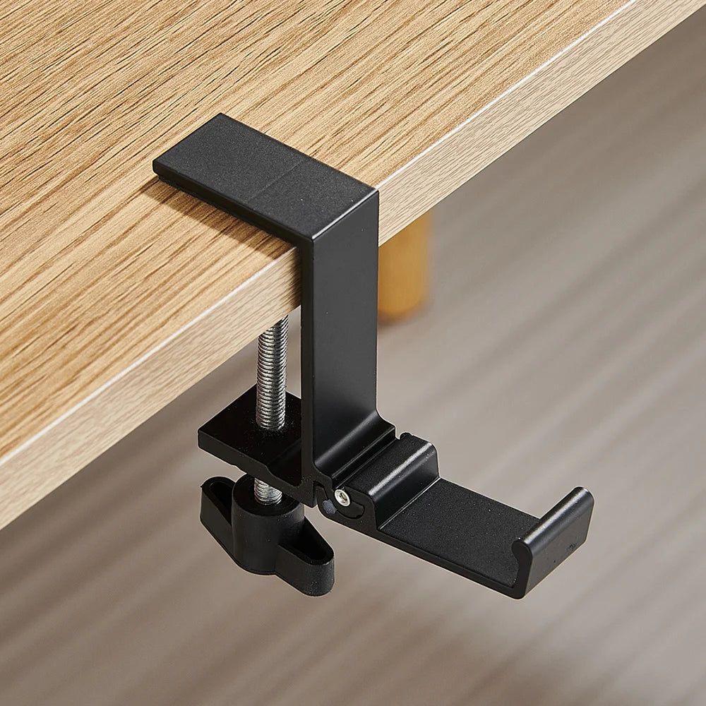 Headset Holder for Desk — Clamp-Mounted