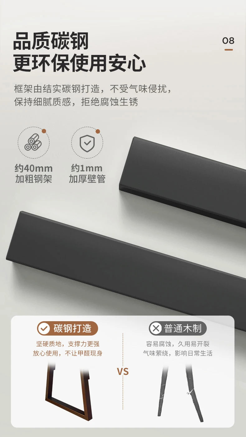 Carbon Fiber Gaming Skrivebord — Premium L-Shape 160 cm