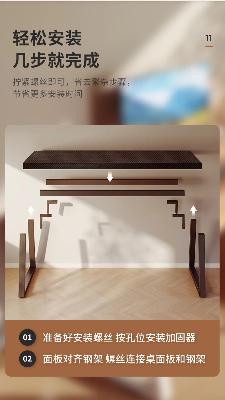 Carbon Fiber Gaming Skrivebord — Premium L-Shape 160 cm